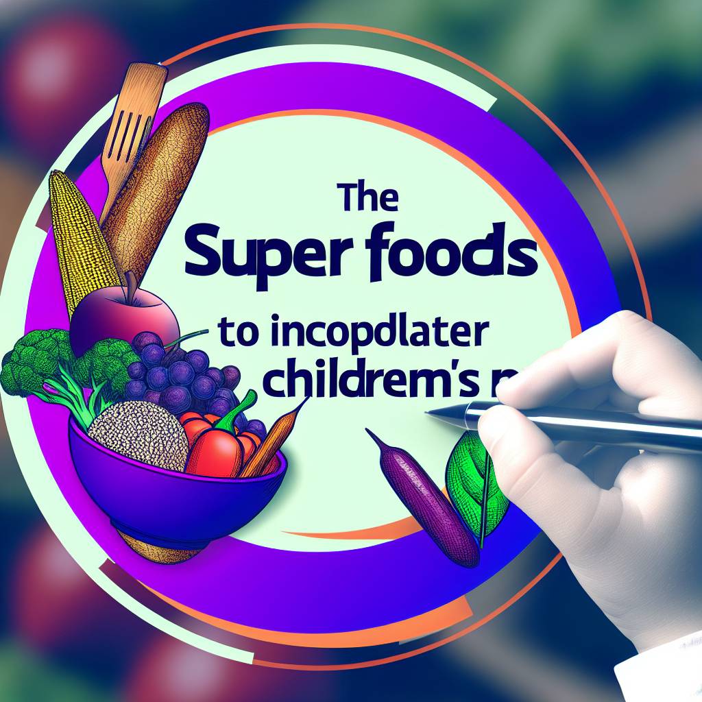 Les super aliments à intégrer dans les repas des enfants