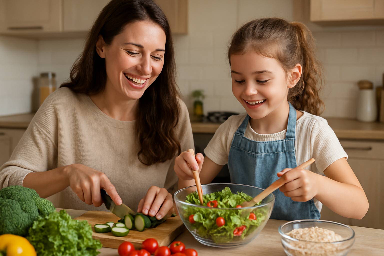 Recettes faciles et saines à préparer avec les enfants